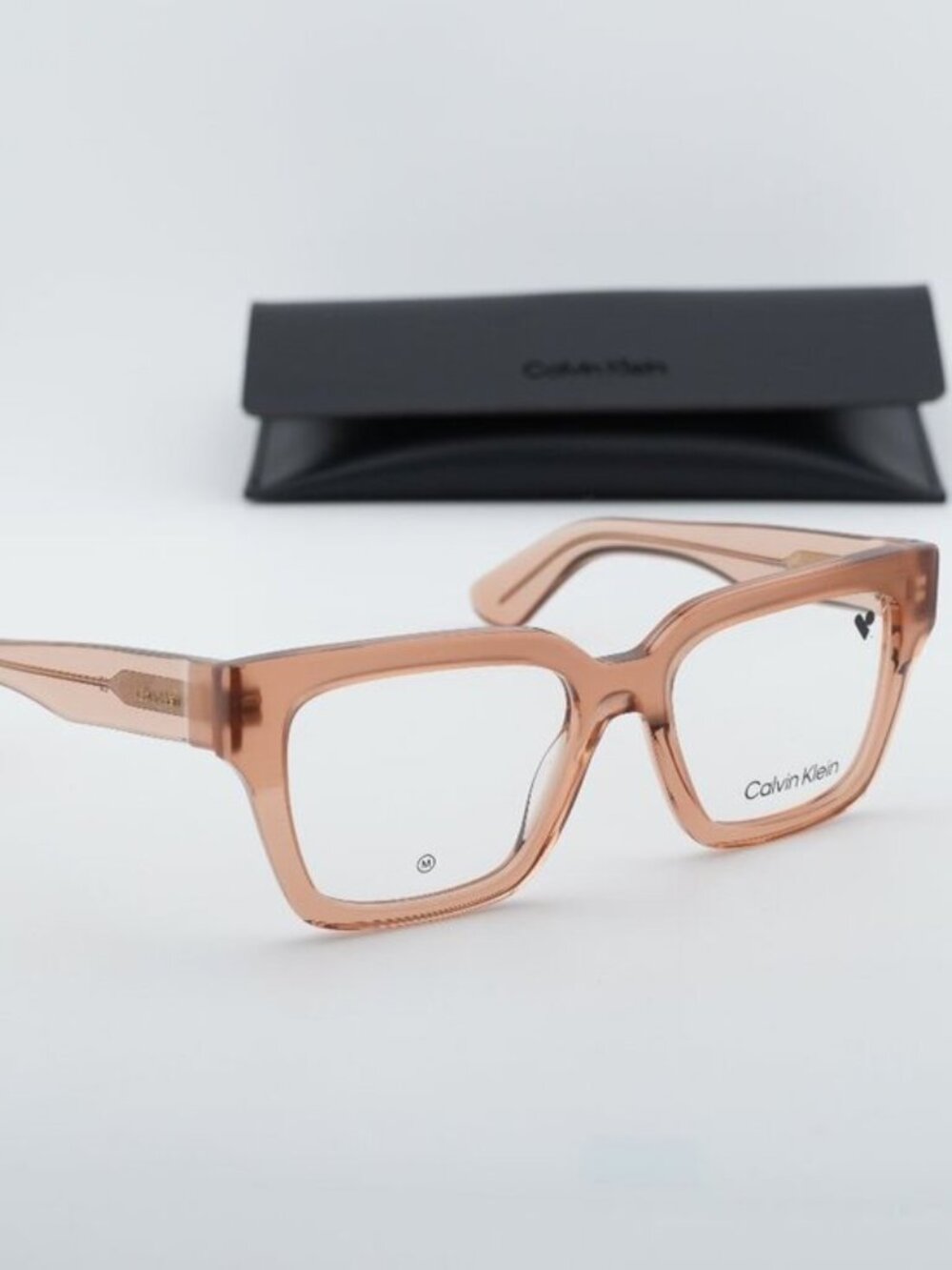 Calvin Klein CK24526 278 Unisex Square Eyeglasses 52mm - Brown